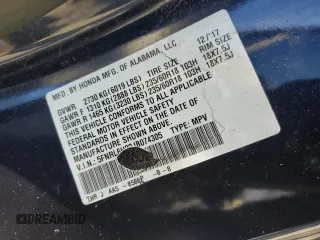 2018 Honda Odyssey LX with VIN 5FNRL6H22JB074305, listed as a Copart auction lot 42390885 with 77,054 mi miles and Salvage Title. Bid and sale history available at carsss.com. Image 13.