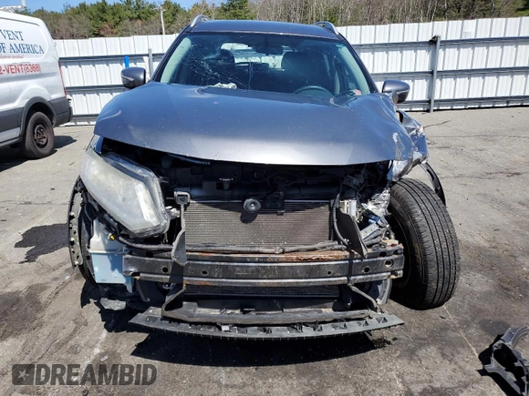 2015 Nissan Rogue SV with VIN KNMAT2MV8FP543870, listed as a Copart auction lot 53615465 with 151,697 mi miles and Salvage Title. Bid and sale history available at carsss.com. Image 5.