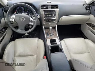 2012 Lexus IS 250 with VIN JTHCF5C21C5059392, listed as a Copart auction lot 49623775 with 62,501 mi miles and Salvage Title. Bid and sale history available at DreamBid. Image 8.