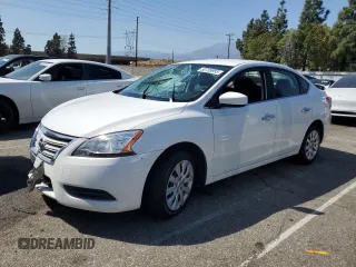 2015 Nissan Sentra SV with VIN 3N1AB7APXFY292227, listed as a Copart auction lot 52735955 with 193,244 mi miles and Salvage Title. Bid and sale history available at carsss.com. Image 1.