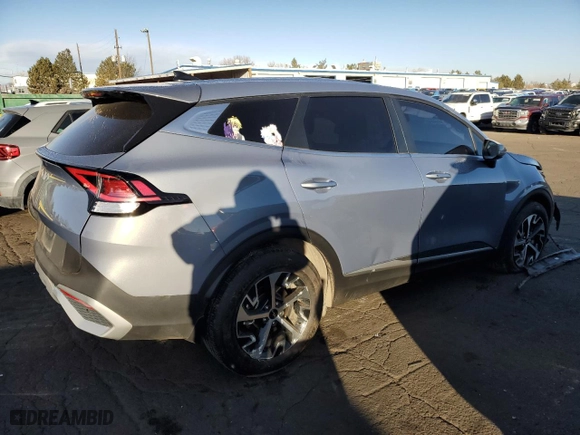 2023 Kia Sportage EX with VIN 5XYK33AF6PG049681, listed as a Copart auction lot 43626945 with 29,620 mi miles and Salvage Title. Bid and sale history available at carsss.com. Image 3.
