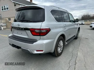 2024 Nissan Armada SV with VIN JN8AY2AC5R9195642, listed as a Copart auction lot 50769655 with 30,398 mi miles and Clean Title. Bid and sale history available at carsss.com. Image 3.