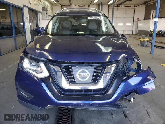 2017 Nissan Rogue S with VIN JN8AT2MV1HW028156, listed as a Copart auction lot 49515865 with 106,254 mi miles and Salvage Title. Bid and sale history available at carsss.com. Image 5.