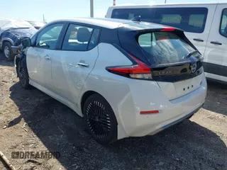 2023 Nissan LEAF SV Plus with VIN 1N4CZ1CV2PC557412, listed as a IAAI auction lot 41814701 with 28,513 mi miles and . Bid and sale history available at DreamBid. Image 3.