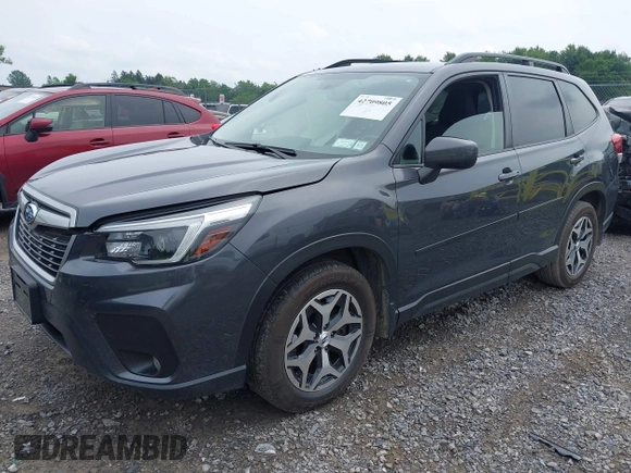 2021 Subaru Forester Premium with VIN JF2SKAJC0MH492913, listed as a IAAI auction lot 42709805 with 35,464 mi miles and . Bid and sale history available at DreamBid. Image 18.