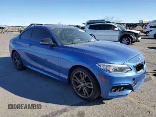 2015 BMW 2 Series M235i with VIN WBA1J7C54FV253686, listed as a Copart auction lot 78783534 with 86,712 mi miles and Salvage Title. Bid and sale history available at carsss.com. Image 4.