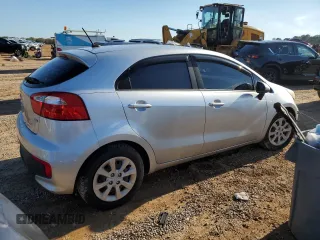 2016 Kia Rio LX with VIN KNADM5A34G6666911, listed as a Copart auction lot 50010045 with 75,479 mi miles and Salvage Title. Bid and sale history available at DreamBid. Image 3.