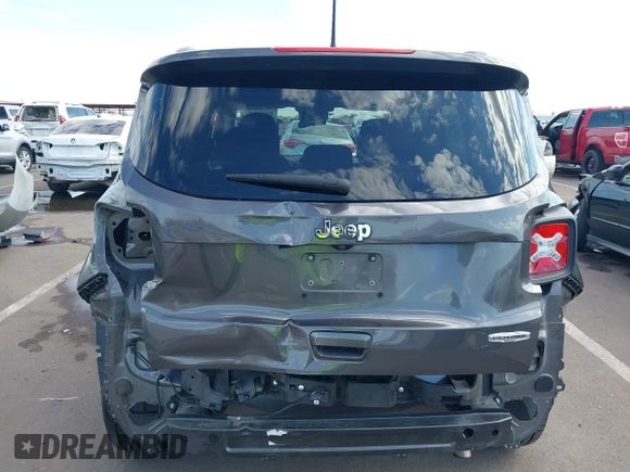 2020 Jeep Renegade Latitude with VIN ZACNJABB4LPL83461, listed as a IAAI auction lot 42624597 with 58,704 mi miles and . Bid and sale history available at DreamBid. Image 17.