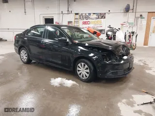 2012 Volkswagen Jetta Sedan S with VIN 3VW2K7AJ8CM472416, listed as a IAAI auction lot 41069163 with 134,932 mi miles. Bid and sale history available at carsss.com. Image 1.