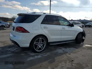 2018 Mercedes-Benz GLE 43 AMG with VIN 4JGDA6EB9JB025525, listed as a Copart auction lot 86978854 with 20,988 mi miles and Salvage Title. Bid and sale history available at DreamBid. Image 3.