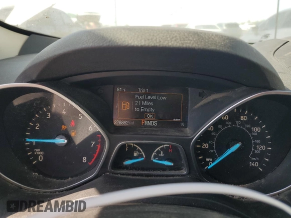 2017 Ford Escape S with VIN 1FMCU0F74HUA39356, listed as a Copart auction lot 61041065 with 228,862 mi miles and Clean title. Bid and sale history available at DreamBid. Image 9.