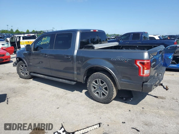 2016 Ford F-150 XLT with VIN 1FTEW1EP4GFC83266, listed as a Copart auction lot 61298815 with 95,040 mi miles and Salvage title. Bid and sale history available at DreamBid. Image 2.