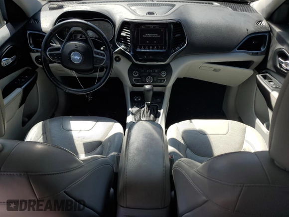 2019 Jeep Cherokee Limited z VIN 1C4PJMDN5KD410846, wystawiony jako Copart lot #65401115 z przebiegiem 47 523 mil mil oraz Czysty tytuł • Clean title. Historia ofert i sprzedaży dostępna na DreamBid. Obrazek 8.