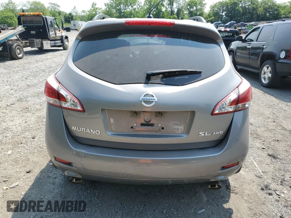 2011 Nissan Murano S z VIN JN8AZ1MW4BW153712, wystawiony jako Copart lot #59485345 z przebiegiem Nie podano mil oraz Szkoda całkowita • Salvage title. Historia ofert i sprzedaży dostępna na DreamBid. Obrazek 6.
