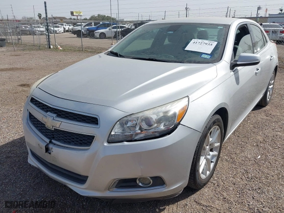 2013 Chevrolet Malibu ECO with VIN 1G11F5RR4DF104438, listed as a IAAI auction lot 41727935 with 91,533 mi miles. Bid and sale history available at carsss.com. Image 2.