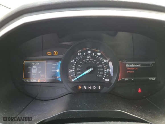 2015 Ford Edge SEL with VIN 2FMTK4J92FBB71721, listed as a Copart auction lot 54348125 with 136,931 mi miles and Salvage Title. Bid and sale history available at carsss.com. Image 9.