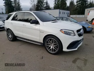 2016 Mercedes-Benz M 63 AMG with VIN 4JGDA7EBXGA758087, listed as a Copart auction lot 89385065 with 81,705 mi miles and Salvage Title. Bid and sale history available at carsss.com. Image 4.