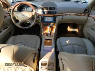 2007 Mercedes-Benz E 350 with VIN WDBUF56X97B002702, listed as a Copart auction lot 49986375 with 235,471 mi miles and Salvage Title. Bid and sale history available at DreamBid. Image 8.