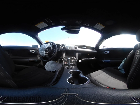 2021 Ford Mustang EcoBoost with VIN 1FA6P8THXM5153232, listed as a IAAI auction lot 42458757 with 45,267 mi miles and . Bid and sale history available at DreamBid. Image 17.