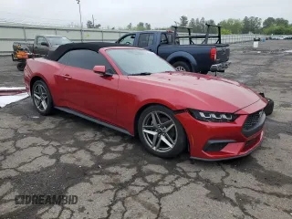 2024 Ford Mustang EcoBoost z VIN 1FAGP8UHXR5118099, wystawiony jako Copart lot #56729295 z przebiegiem 21 347 mil mil oraz Szkoda całkowita • Salvage title. Historia ofert i sprzedaży dostępna na DreamBid. Obrazek 4.