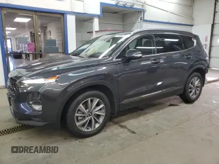2020 Hyundai Santa Fe Limited with VIN 5NMS5CAD0LH269133, listed as a Copart auction lot 44003195 with 22,075 mi miles and Salvage Title. Bid and sale history available at carsss.com. Image 1.