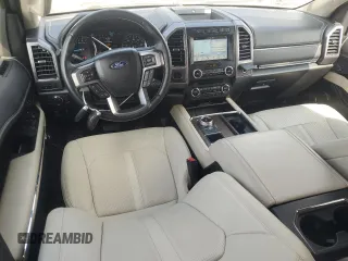 2018 Ford Expedition Platinum with VIN 1FMJU1LT2JEA18729, listed as a Copart auction lot 53870495 with 22,620 mi miles and Salvage title. Bid and sale history available at DreamBid. Image 8.