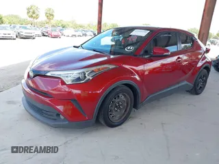 2018 Toyota C-HR XLE with VIN NMTKHMBX0JR058660, listed as a IAAI auction lot 41929790 with 136,358 mi miles. Bid and sale history available at carsss.com. Image 2.