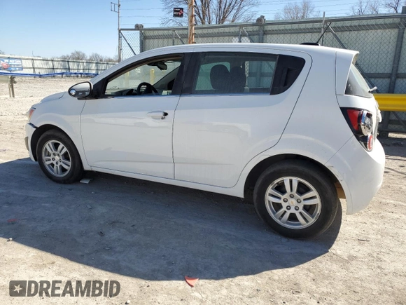 2016 Chevrolet Sonic LT with VIN 1G1JC6SH9G4163808, listed as a Copart auction lot 45896825 with 204,337 mi miles and Salvage Title. Bid and sale history available at carsss.com. Image 2.