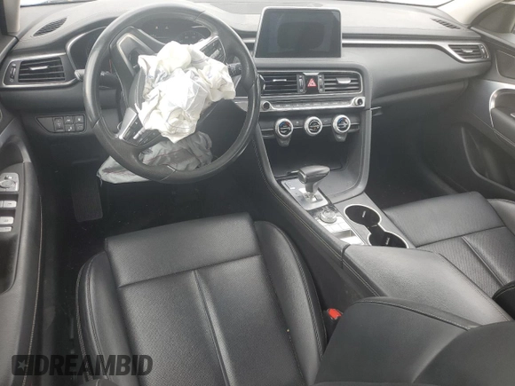 2019 Genesis G70 Advanced with VIN KMTG64LA2KU031319, listed as a Copart auction lot 59487385 with 15,320 mi miles and Salvage title. Bid and sale history available at DreamBid. Image 8.