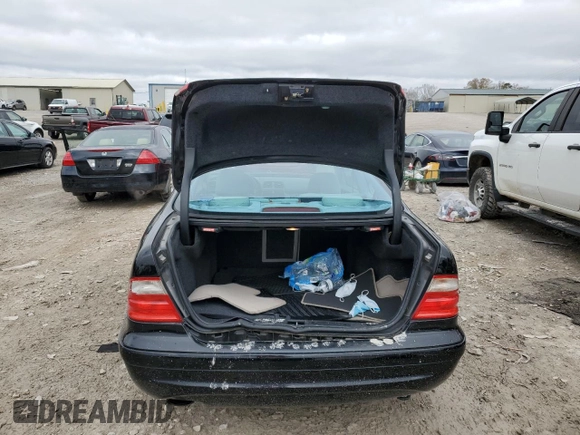 2002 Mercedes-Benz CLK 320/430 with VIN WDBLJ70G42F199391, listed as a Copart auction lot 50912095 with 274,802 mi miles and Salvage Title. Bid and sale history available at DreamBid. Image 6.