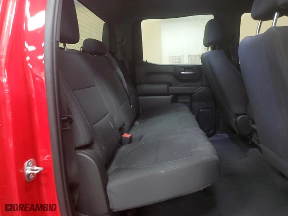 2021 Chevrolet Silverado 1500 Custom with VIN 1GCPYBEK1MZ343558, listed as a Copart auction lot 46449465 with 71,078 mi miles and Non Repairable. Bid and sale history available at carsss.com. Image 10.
