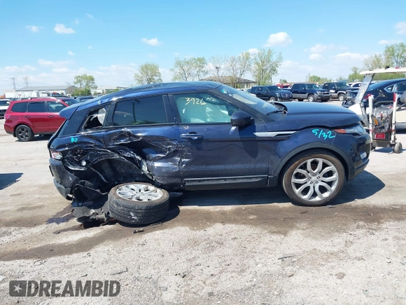 2015 Land Rover Range Rover Evoque Prestige with VIN SALVV2BG9FH992381, listed as a IAAI auction lot 42193926 with 94,135 mi miles and . Bid and sale history available at DreamBid. Image 13.