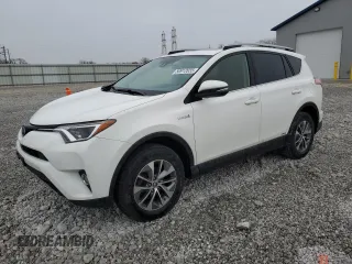 2017 Toyota RAV4 Hybrid XLE with VIN JTMRJREV0HD084371, listed as a Copart auction lot 50912655 with 133,926 mi miles and Salvage Title. Bid and sale history available at carsss.com. Image 1.