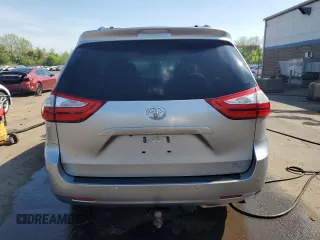 2015 Toyota Sienna Limited with VIN 5TDDK3DCXFS114708, listed as a Copart auction lot 55411465 with Not Provided miles and Salvage Title. Bid and sale history available at DreamBid. Image 6.