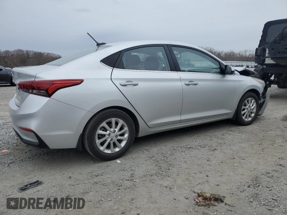 2020 Hyundai Accent SE with VIN 3KPC24A67LE107155, listed as a Copart auction lot 48229045 with 42,845 mi miles and Salvage Title. Bid and sale history available at carsss.com. Image 3.