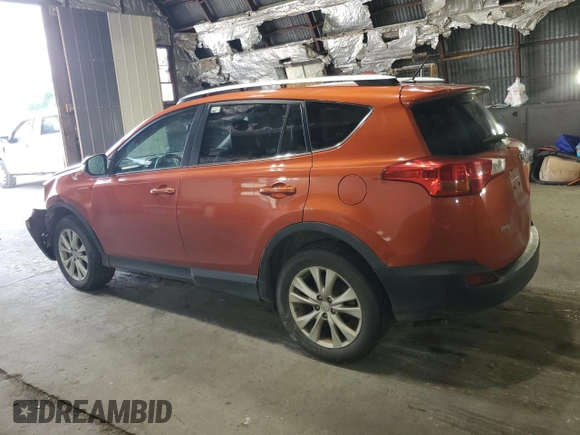 2015 Toyota RAV4 Limited with VIN 2T3DFREV2FW344345, listed as a Copart auction lot 64743615 with 263,042 mi miles and Salvage title. Bid and sale history available at DreamBid. Image 2.