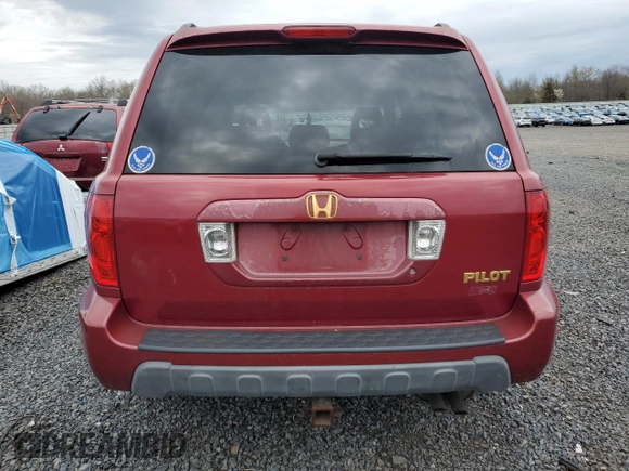 2004 Honda Pilot EX with VIN 5FNYF18584B001248, listed as a Copart auction lot 53160025 with 164,998 mi miles and Salvage Title. Bid and sale history available at DreamBid. Image 6.