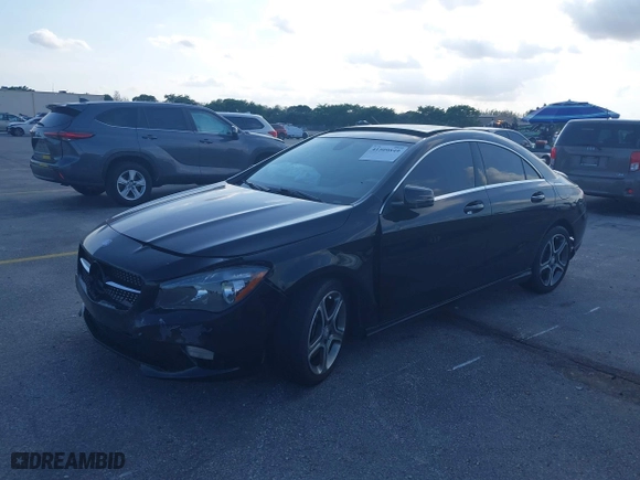 2014 Mercedes-Benz CLA-Class CLA 250 with VIN WDDSJ4GB9EN102515, listed as a IAAI auction lot 41509849 with 161,390 mi miles. Bid and sale history available at carsss.com. Image 17.