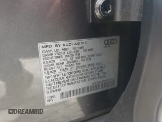 2017 Audi Q7 Premium with VIN WA1AAAF71HD041831, listed as a Copart auction lot 57890505 with 118,645 mi miles and Clean title. Bid and sale history available at DreamBid. Image 13.