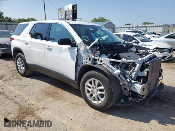 2020 Chevrolet Traverse LS with VIN 1GNEVLKW9LJ155226, listed as a Copart auction lot 68505504 with 42,517 mi miles and Salvage Title. Bid and sale history available at carsss.com. Image 4.