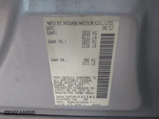 2013 Nissan Altima 2.5 S with VIN 1N4AL3AP1DN435181, listed as a IAAI auction lot 41974025 with 143,434 mi miles. Bid and sale history available at carsss.com. Image 9.