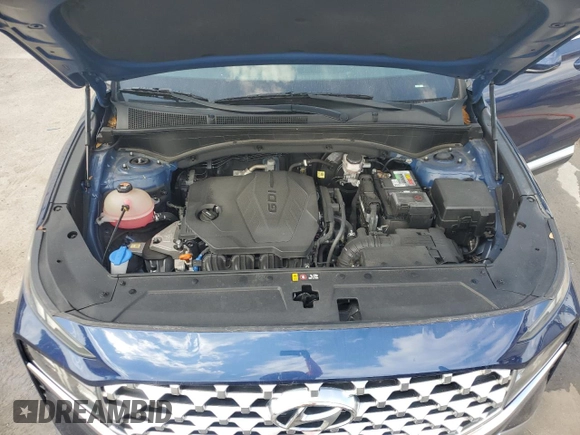 2022 Hyundai Santa Fe SEL with VIN 5NMS24AJ3NH377026, listed as a Copart auction lot 52202505 with 33,051 mi miles and Salvage Title. Bid and sale history available at DreamBid. Image 12.