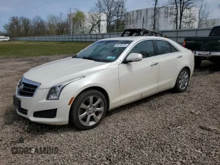 2014 Cadillac ATS Luxury AWD z VIN 1G6AH5RX8E0106958, wystawiony jako Copart lot #55013375 z przebiegiem 156 414 mil mil oraz Szkody całkowita. Historia ofert i sprzedaży dostępna na DreamBid. Obrazek 1.