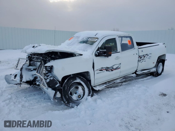 2017 Chevrolet Silverado 3500HD LT with VIN 1GC4KZCY3HF218153, listed as a Copart auction lot 42990405 with 0 mi miles and Salvage Title. Bid and sale history available at carsss.com. Image 1.