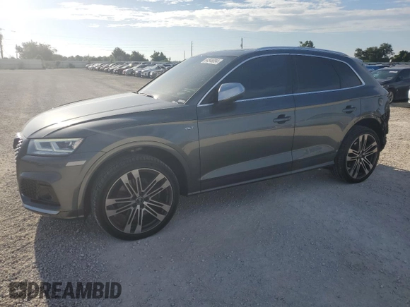 2018 Audi SQ5 Prestige with VIN WA1C4AFY0J2064155, listed as a Copart auction lot 64546094 with 58,247 mi miles and Salvage Title. Bid and sale history available at DreamBid. Image 1.