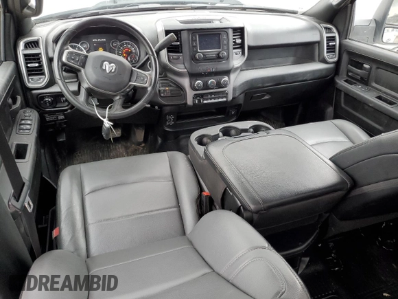 2024 Ram 2500 Tradesman with VIN 3C6UR5CL2RG194296, listed as a Copart auction lot 50347865 with 7,587 mi miles and Salvage title. Bid and sale history available at DreamBid. Image 8.