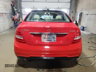 2014 Mercedes-Benz C with VIN WDDGF8AB6EG202289, listed as a Copart auction lot 51733915 with 129,245 mi miles and Salvage Title. Bid and sale history available at carsss.com. Image 6.