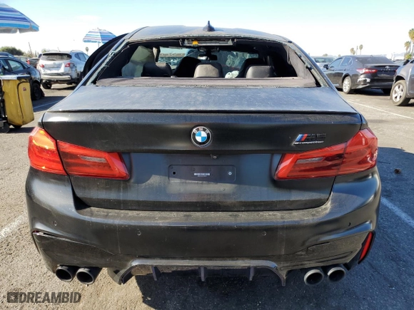 2020 BMW M5 Competition with VIN WBSJF0C00LCD28953, listed as a Copart auction lot 85715324 with 69,747 mi miles and Salvage Title. Bid and sale history available at carsss.com. Image 6.