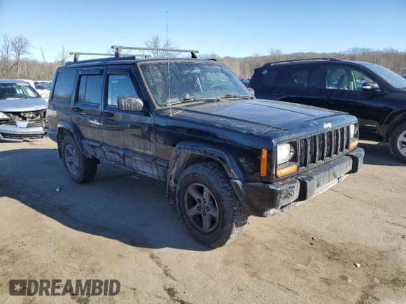 1998 Jeep Cherokee Sport with VIN 1J4FJ68S9WL137553, listed as a Copart auction lot 63561565 with 168,331 mi miles and Non repairable. Bid and sale history available at DreamBid. Image 4.