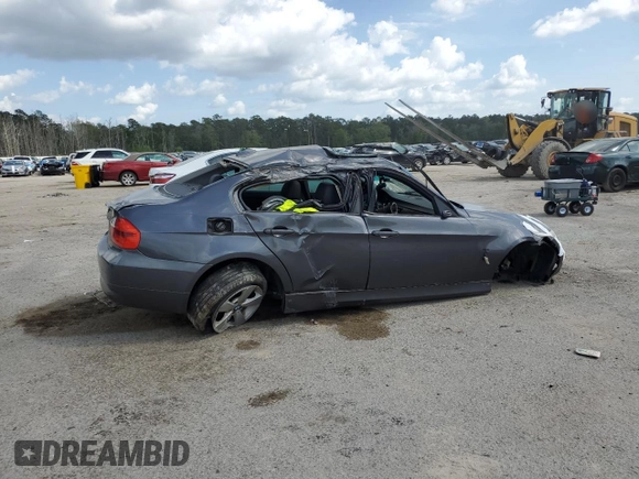2007 BMW 3 Series 328i with VIN WBAVC53587FZ78834, listed as a Copart auction lot 51612355 with Not provided miles and Salvage title. Bid and sale history available at DreamBid. Image 3.